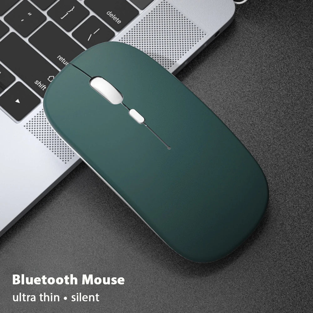 Bluetooth Mouse – Noiseless Wireless Optical Mouse for Laptop, iPad, Samsung Tablet, Universal Use