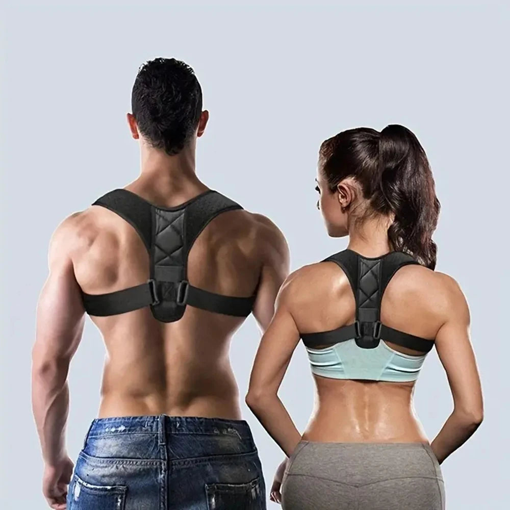 Back Posture Correction Belt Adjustable Unisex Spine Support Brace for Hunchback & Sitting Posture