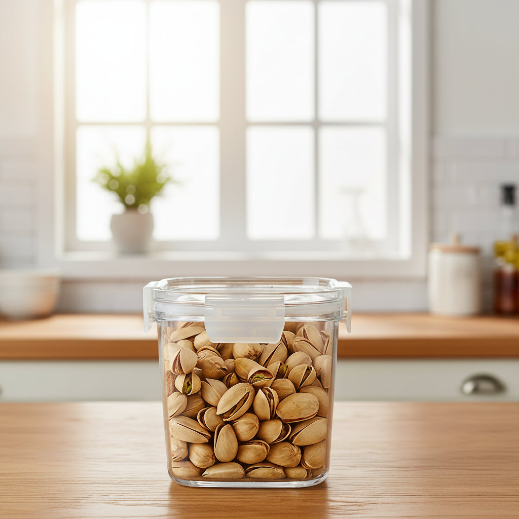 Vacuum Sealed Food Storage Container Airtight Moisture Proof Electric Jar for Dry Foods Pantry