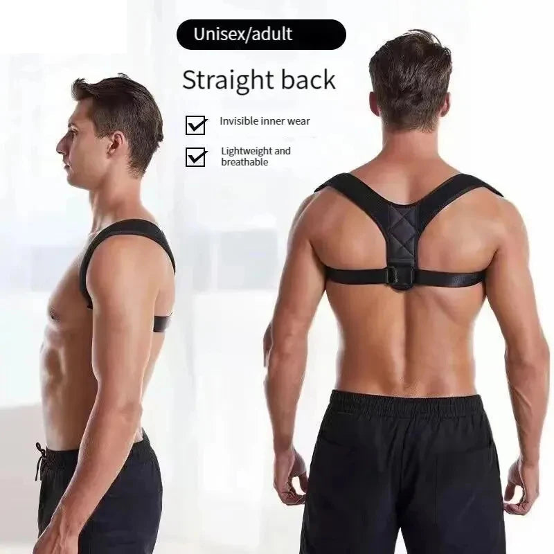 Back Posture Correction Belt Adjustable Unisex Spine Support Brace for Hunchback & Sitting Posture