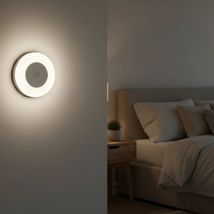 Portable LED Night Light – USB Rechargeable Touch Lamp for Living Room, Bedroom, and Home Décor