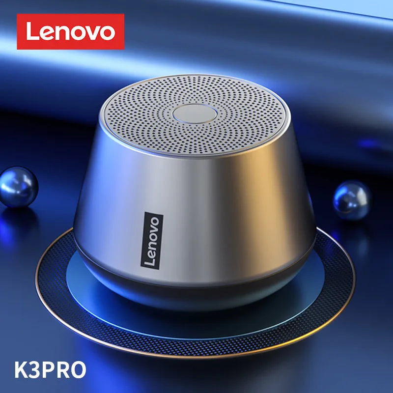 Lenovo K3 Pro Bluetooth V5.0 Speaker – Compact, Stylish, Portable Wireless Sound with Bass Boost