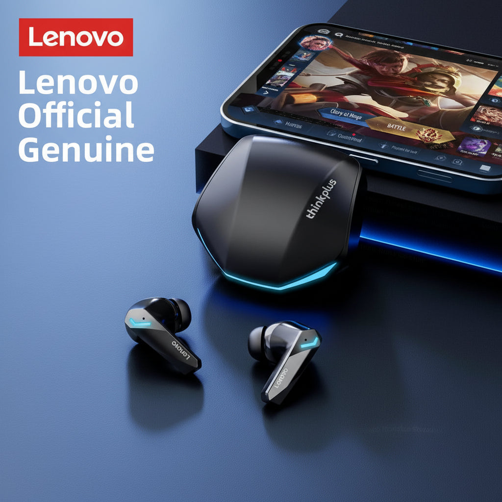 LENOVO GM2 Pro Bluetooth 5.3 Wireless Gaming Earbuds Low Latency Dual Mode + HD Mic Noise Reduction
