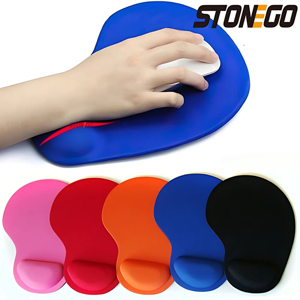 Ergonomic Laptop Mouse Pad with Wrist Support | Non-Slip Rubber Design for Office & Gaming