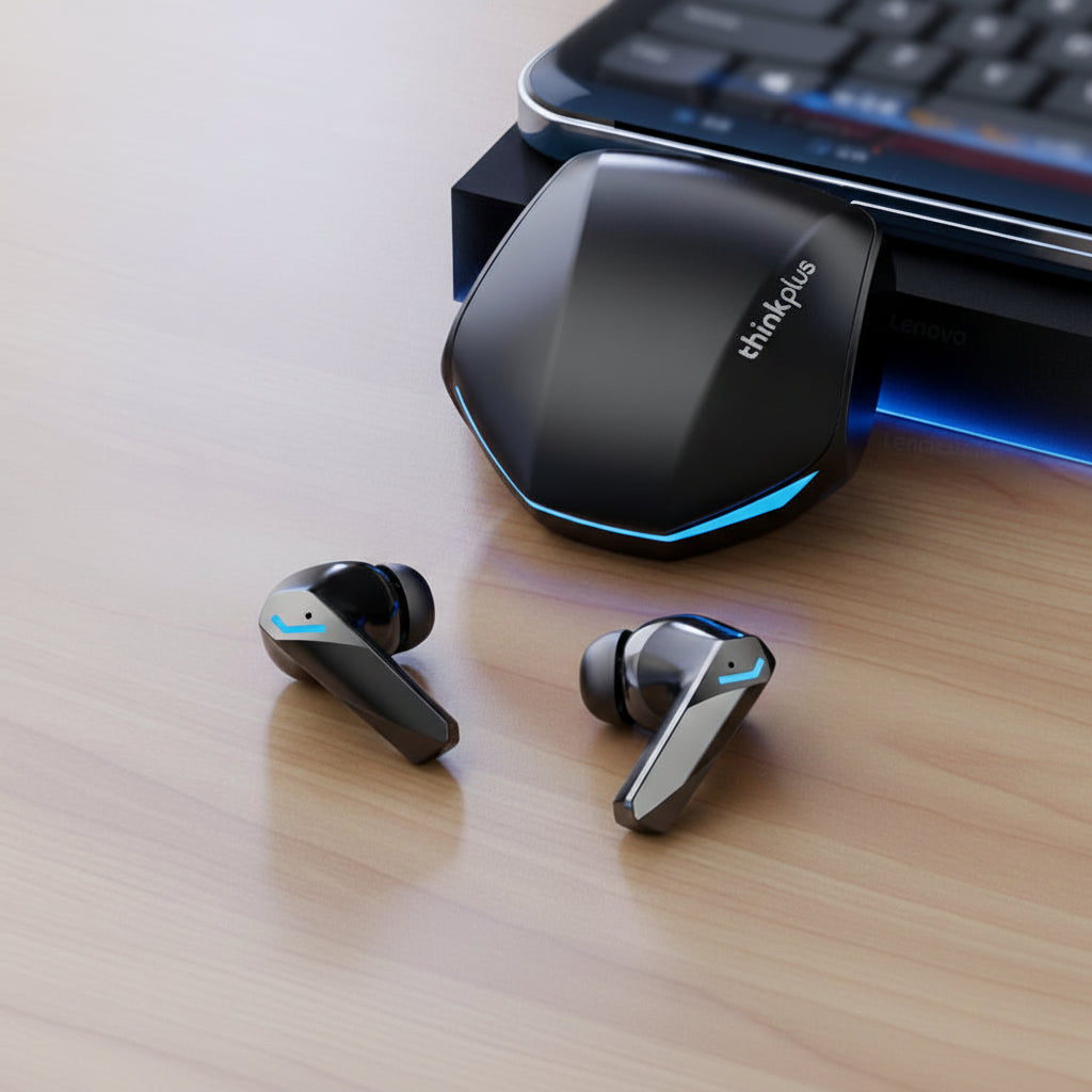 LENOVO GM2 Pro Bluetooth 5.3 Wireless Gaming Earbuds Low Latency Dual Mode + HD Mic Noise Reduction