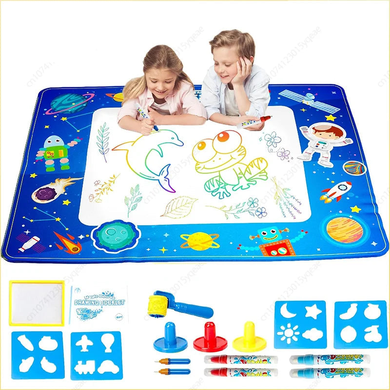 MAGIC WATER DRAWING MAT Reusable Doodle Painting Board Educational Montessori Toy Gift for Kids