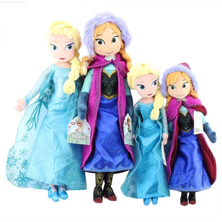 Frozen Elsa Anna Olaf Sven Bruni Plush Dolls Stuffed Toys for Kids Boys Girls Christmas Gifts