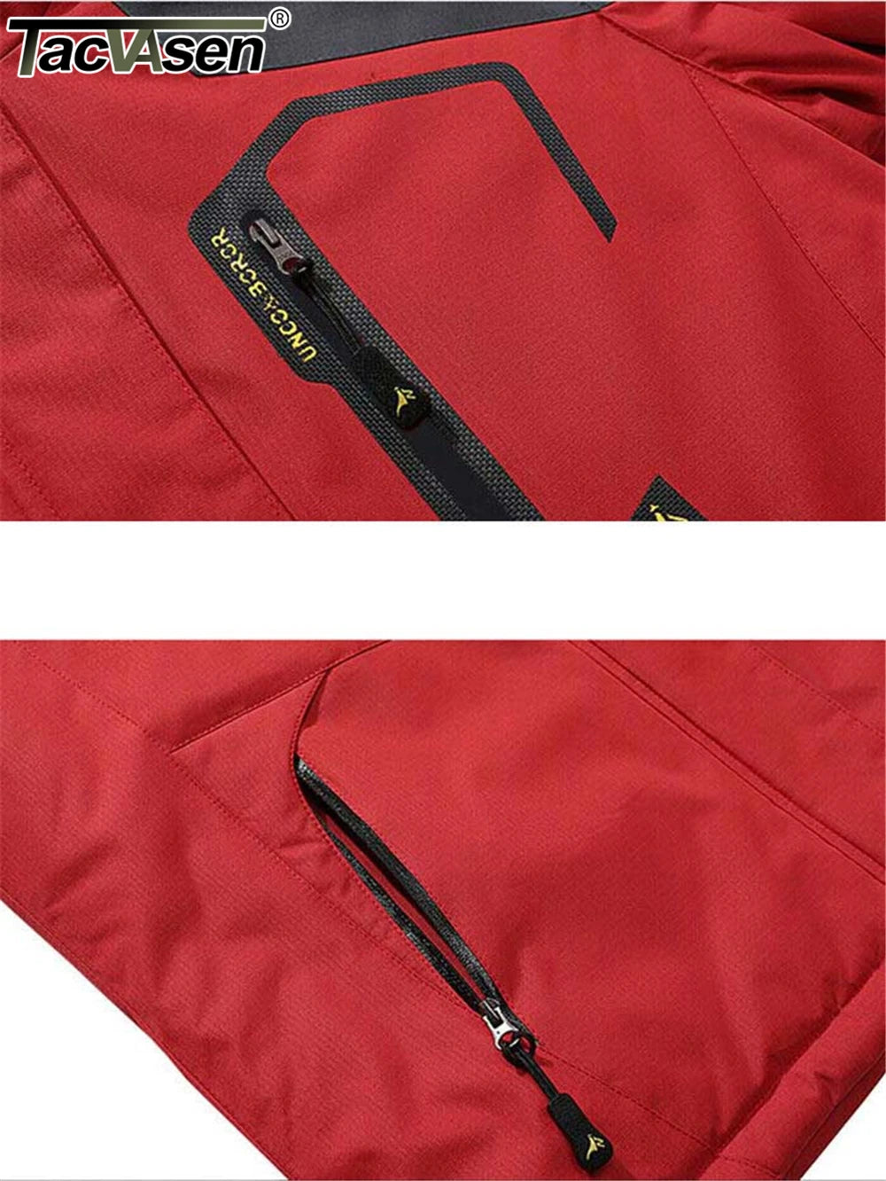 Mens Waterproof Fleece Lined Winter Hiking Jacket Snowboard Ski Coat Removable Hood Outdoor Wear
