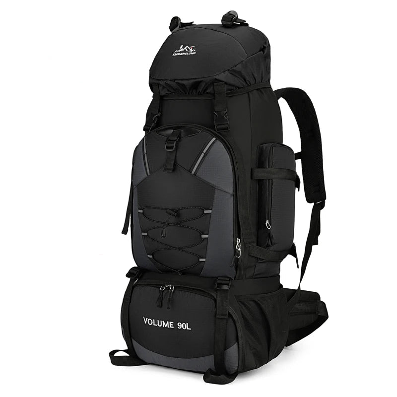 90L Waterproof Hiking Backpack Large Capacity Trekking Rucksack Camping Travel Outdoor Bag Pack Gear