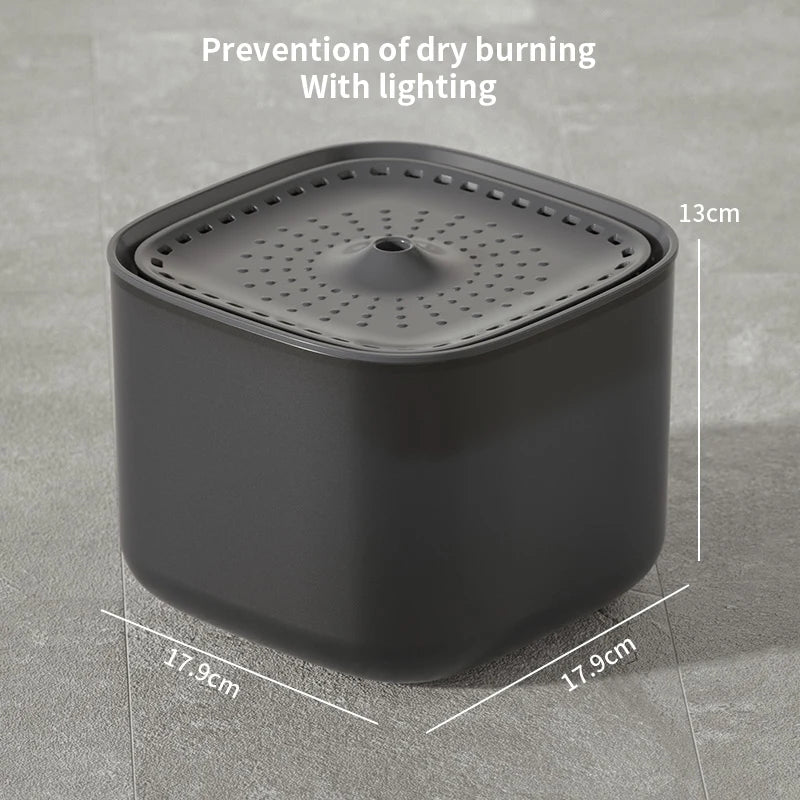 3L Cat Water Fountain Automatic Recirculating Filtered USB Electric Silent Pet Drinking Dispenser