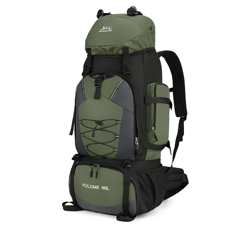 90L Waterproof Hiking Backpack Large Capacity Trekking Rucksack Camping Travel Outdoor Bag Pack Gear