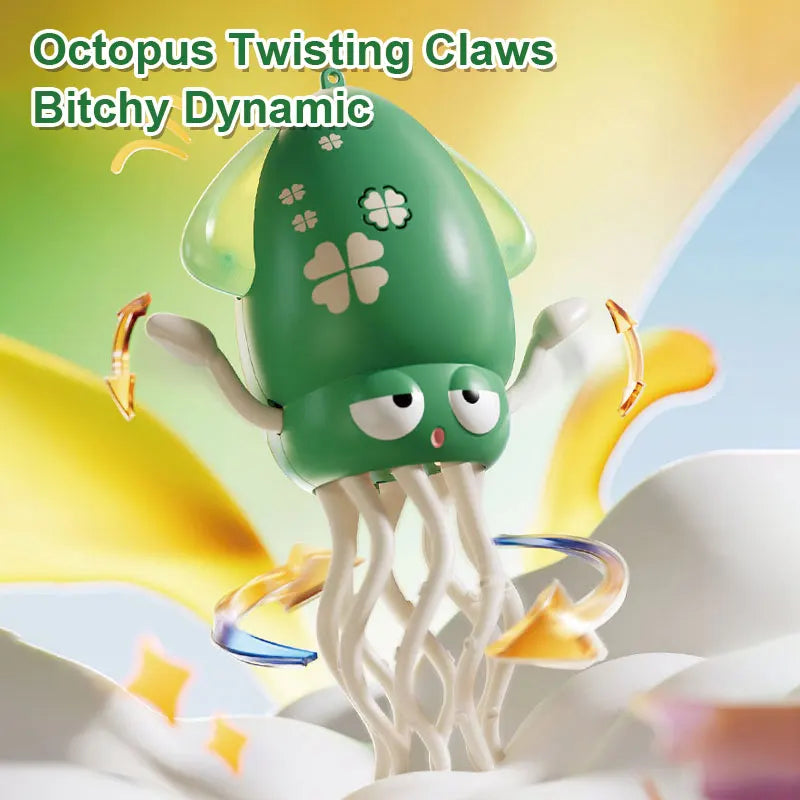 FUNNY DANCING OCTOPUS TOY ELECTRONIC PET WITH MUSIC LIGHTS CRAWLING OBSTACLE KIDS CHRISTMAS GIFT