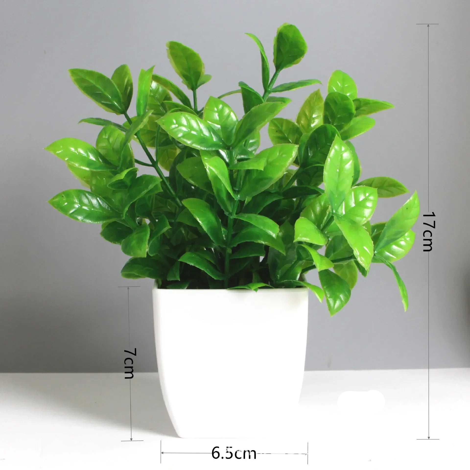 Artificial Eucalyptus Bonsai Plant in Decorative Pot – Lifelike Green Potted Plant for Home & Garden