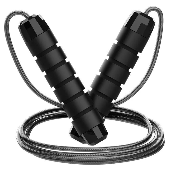 Adjustable Steel Wire Jump Rope for Fitness Training Skipping Workout Cardio Exercise Equipment