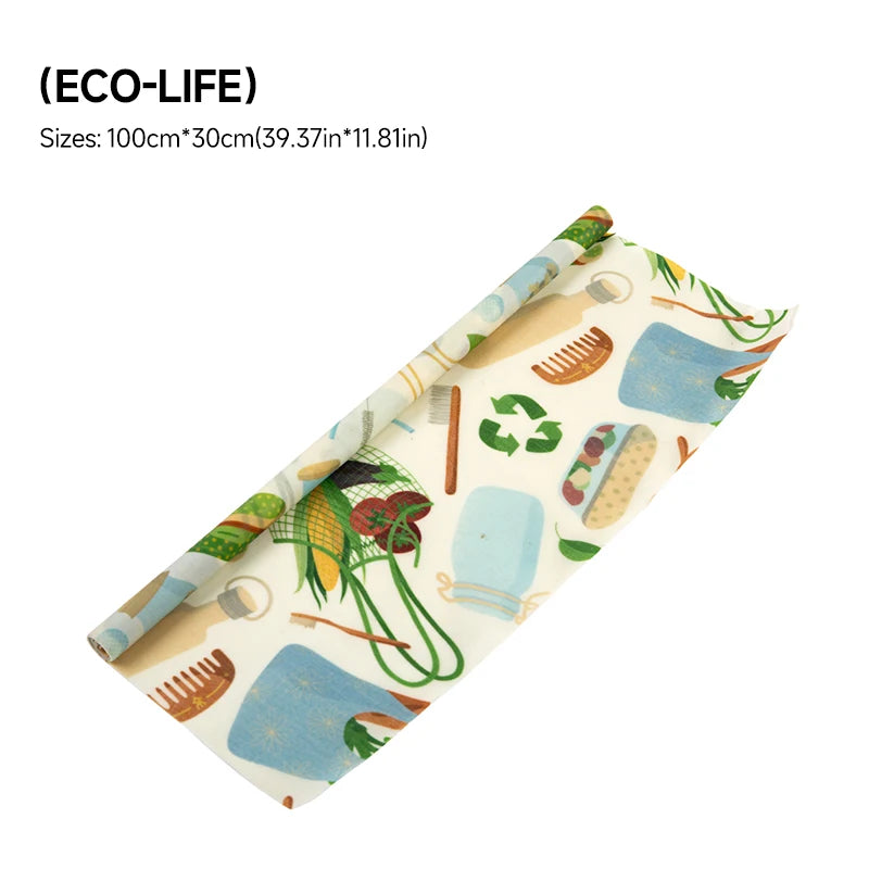 WEEDI Reusable Beeswax Wrap Roll – Sustainable, Eco-Friendly, Plastic-Free Everyday Food Storage.