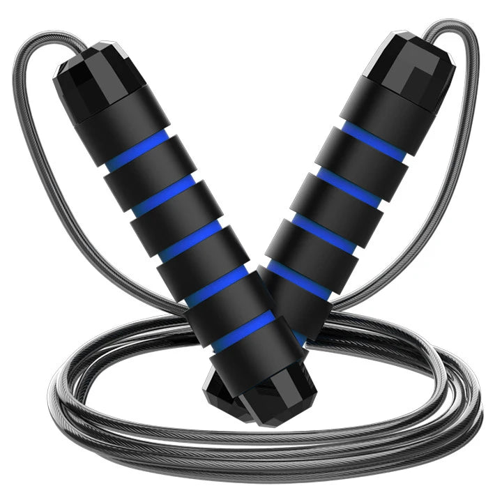Adjustable Steel Wire Jump Rope for Fitness Training Skipping Workout Cardio Exercise Equipment