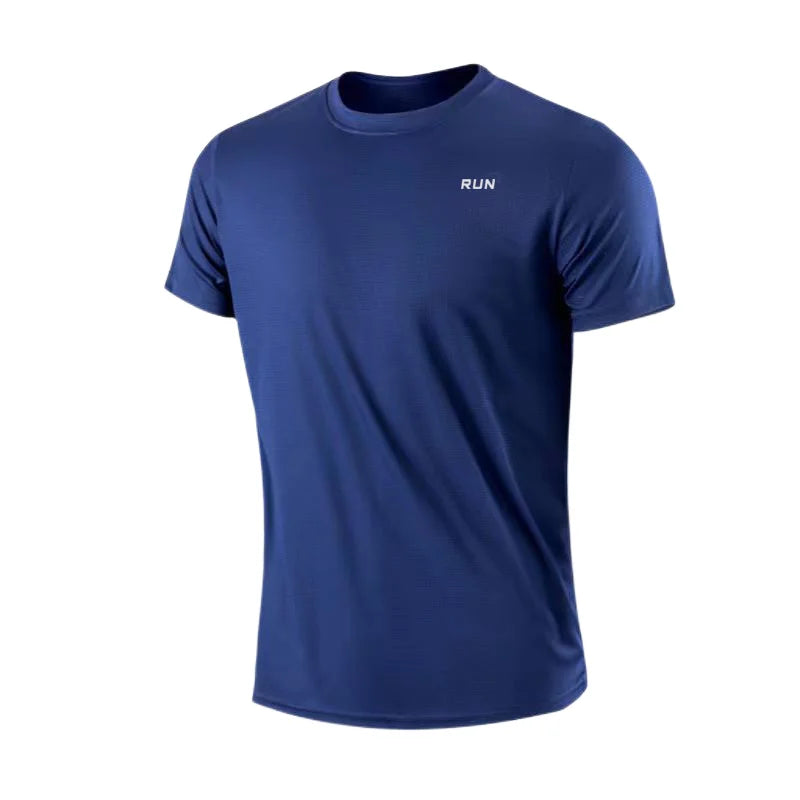 Men’s Quick Dry Gym T-Shirt Lightweight Moisture Wicking Sports Training Running Exercise Top