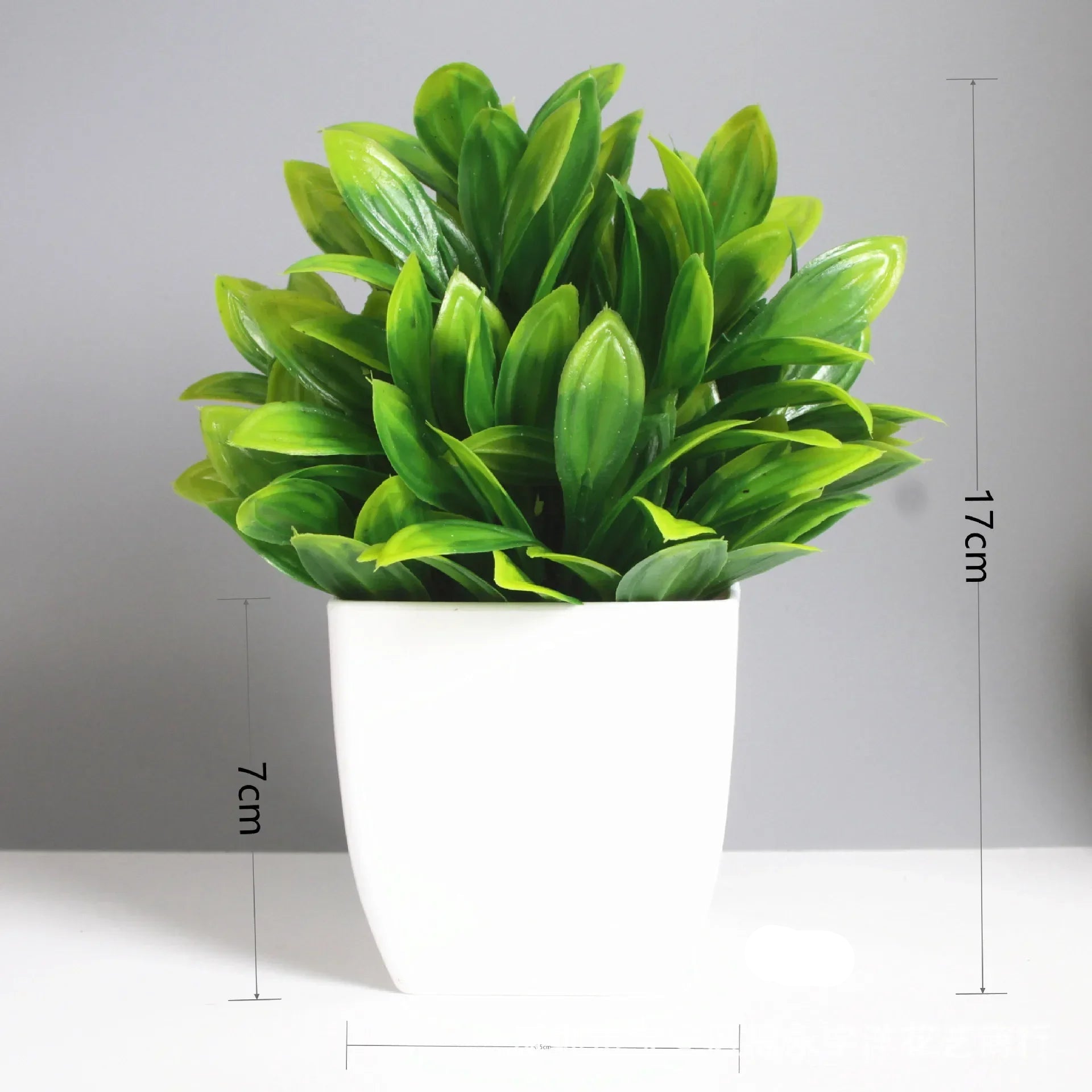 Artificial Eucalyptus Bonsai Plant in Decorative Pot – Lifelike Green Potted Plant for Home & Garden