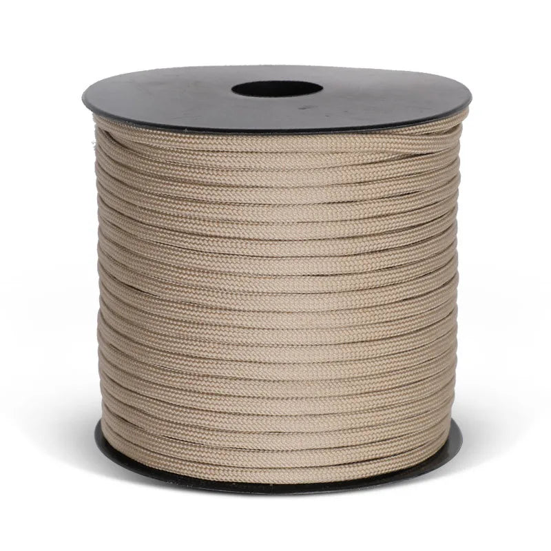Military 550 Paracord 9 Strand 4mm Tactical Survival Rope 50m or 100m Polypropylene Camping Cord