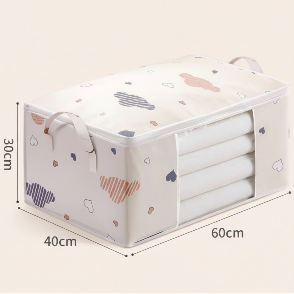 Large Capacity Clothes Storage Bags Waterproof Quilt Organiser Wardrobe Closet Box Set
