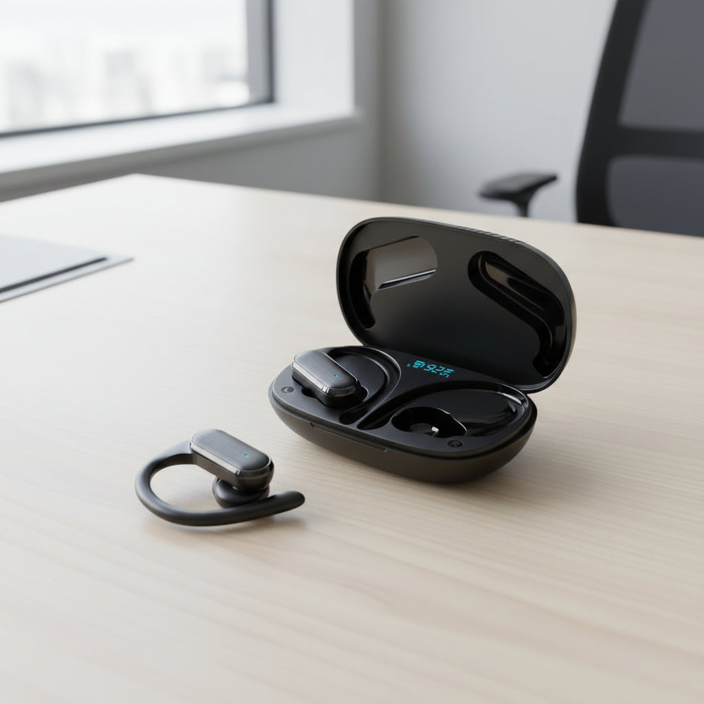 A520 Wireless Bluetooth Earbuds with HD Stereo Sound, Touch Control, Anti-Sweat, Mic & Case