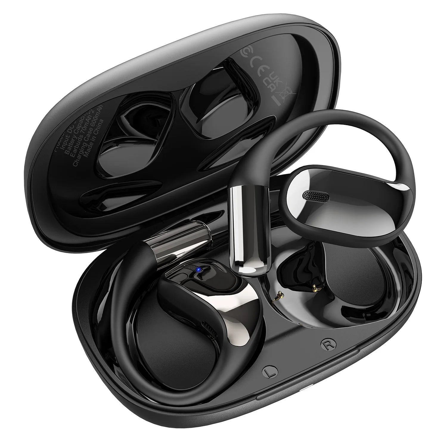 ONEODIO SuperEQ T44 Open Ear Wireless Bluetooth 5.3 Sports Earbuds 40H Playtime IPX4 ENC Mic