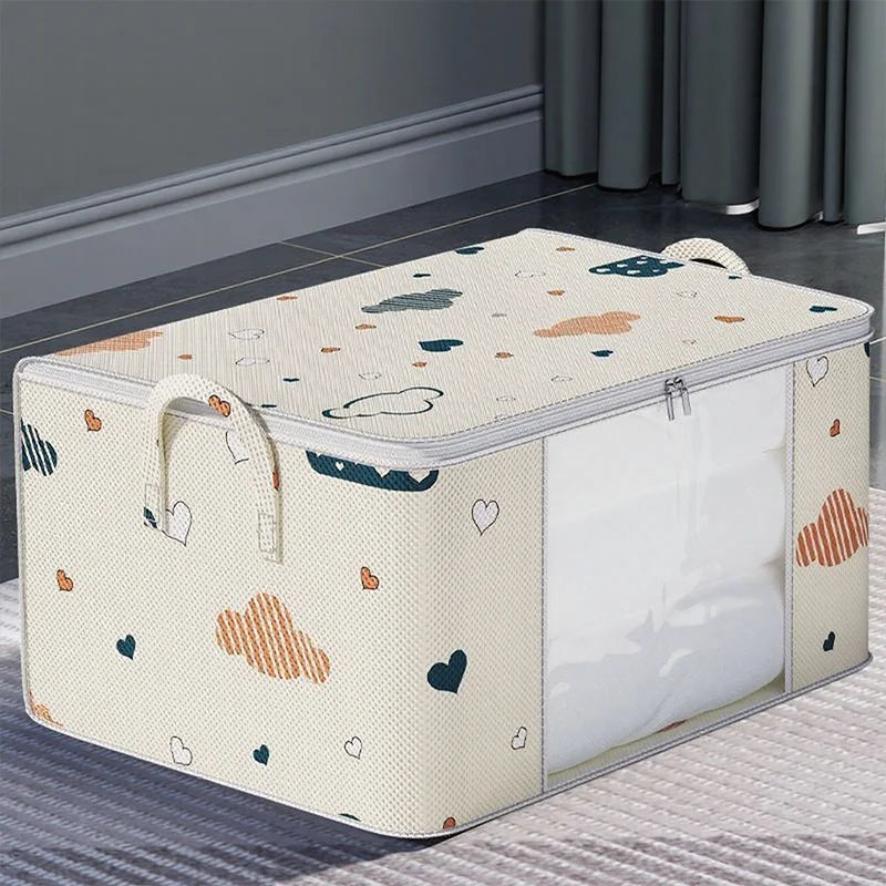 Large Capacity Clothes Storage Bags Waterproof Quilt Organiser Wardrobe Closet Box Set