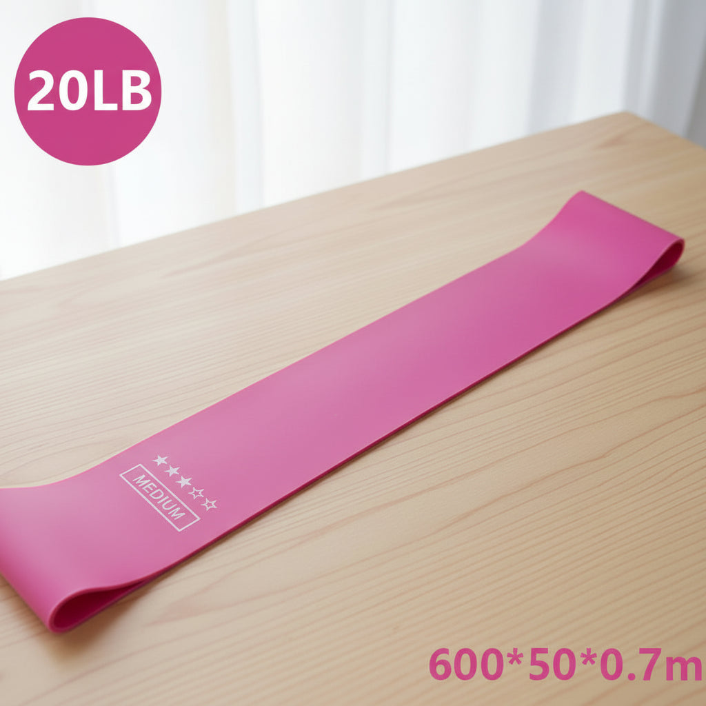 Portable Fitness Resistance Bands - Yoga, Pilates, CrossFit, Strength Training for Women & Sports