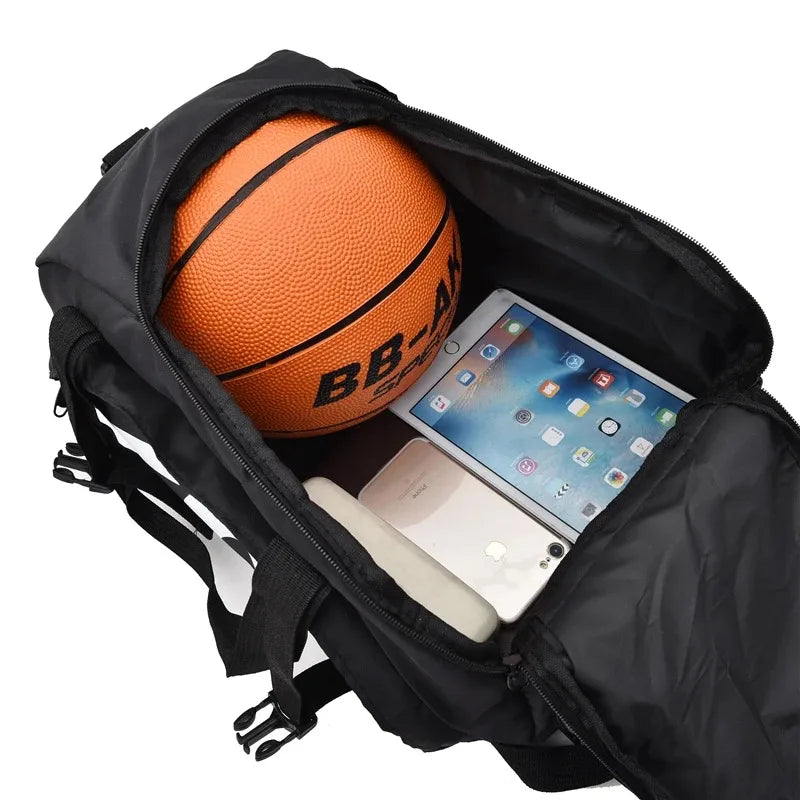 WATERPROOF Ultralight Nylon Gym Bag Sports Travel Fitness Yoga Holdall for Men and Women Training