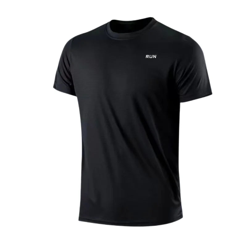 Men’s Quick Dry Gym T-Shirt Lightweight Moisture Wicking Sports Training Running Exercise Top