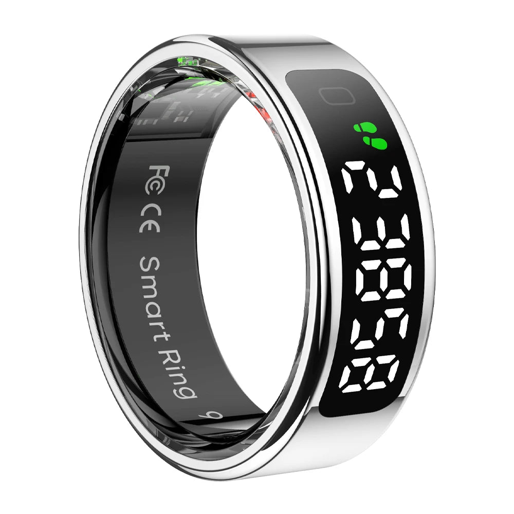 COLMI R12 Smart Ring with Touch Display, Health Tracking, Wireless Charging & 5ATM Waterproof