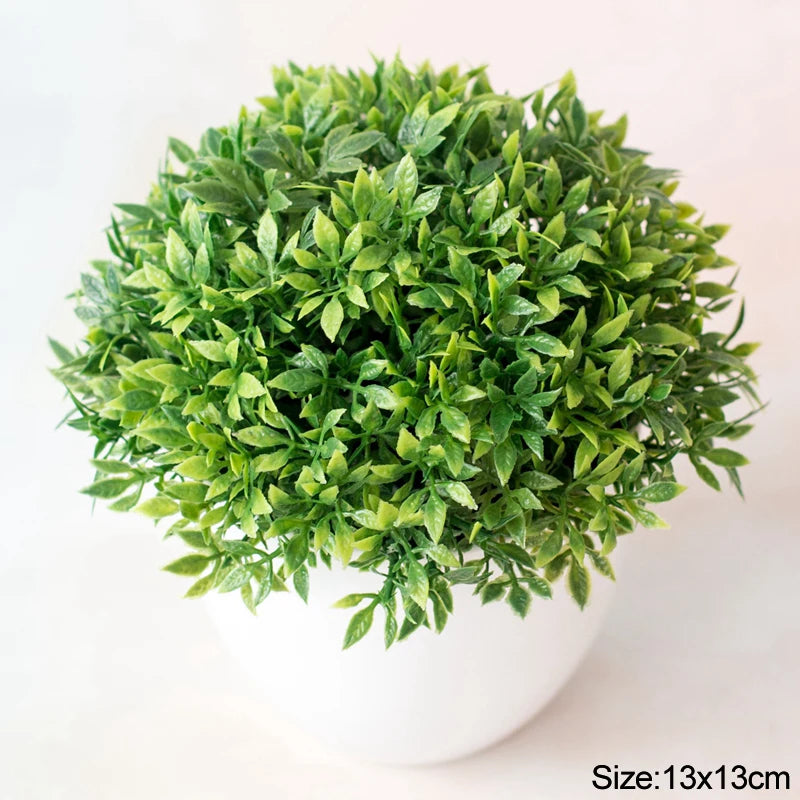 Artificial Bonsai Plant – Small Potted Faux Tree for Home, Table, Garden, Office & Hotel Décor