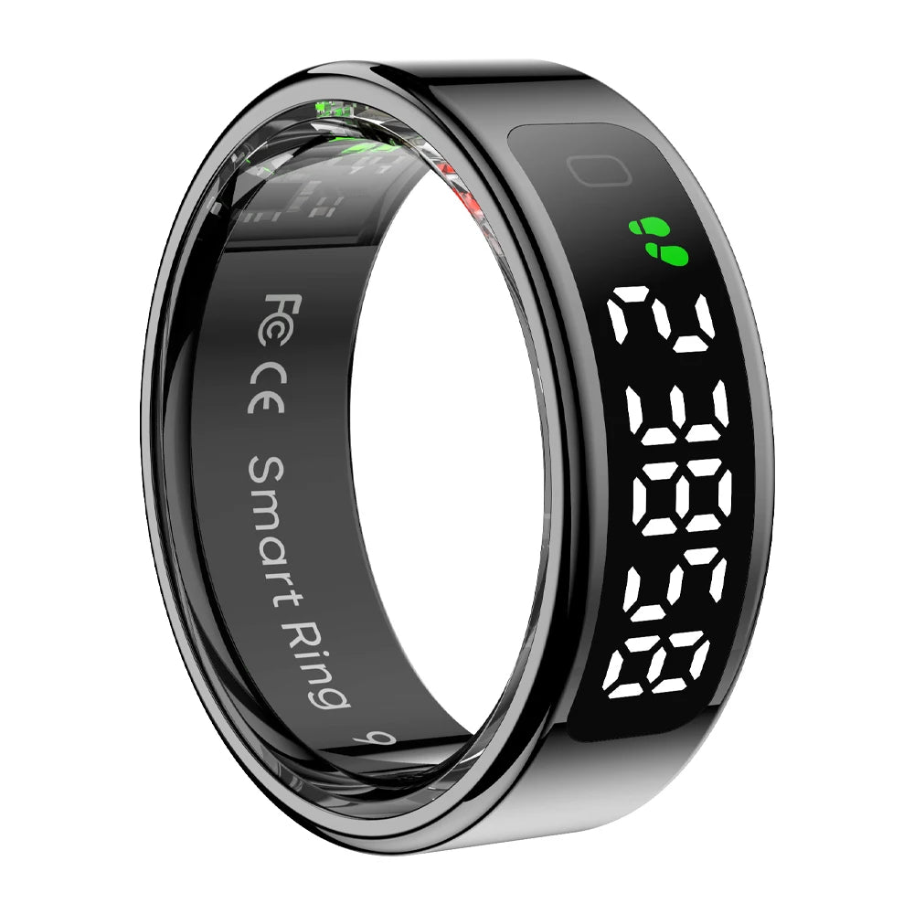 COLMI R12 Smart Ring with Touch Display, Health Tracking, Wireless Charging & 5ATM Waterproof