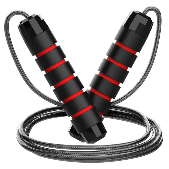 Adjustable Steel Wire Jump Rope for Fitness Training Skipping Workout Cardio Exercise Equipment