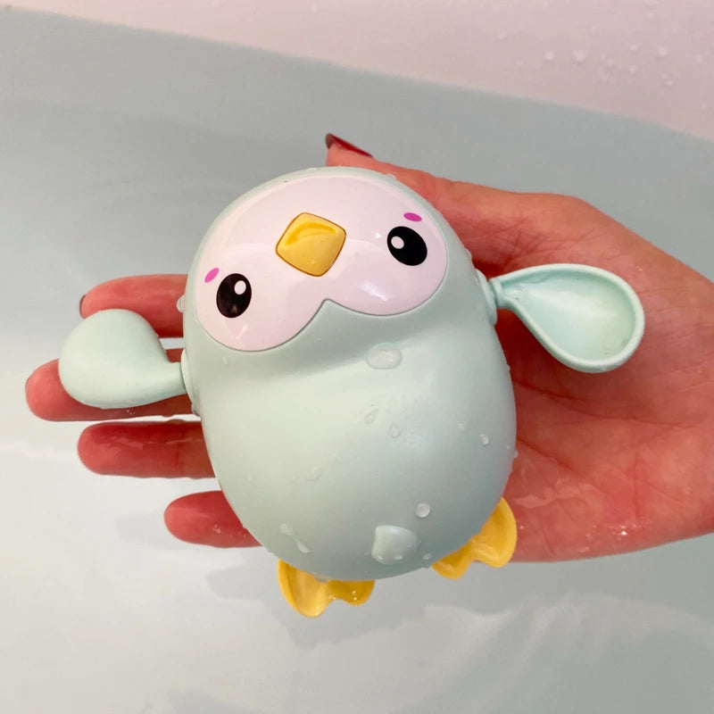 Baby Bathing Toy Water Spray Sprinkler Duck Penguin Egg Bath Shower Swimming Toy for Kids