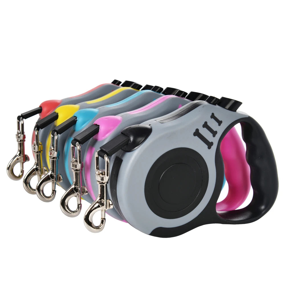 HOLAPET Retractable Dog Leash 3M/5M for Small Dogs & Cats Durable Nylon Lead for Walking & Travel