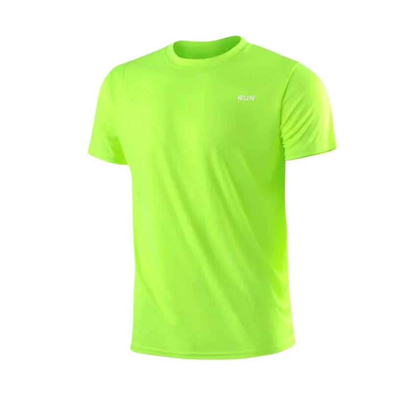 Men’s Quick Dry Gym T-Shirt Lightweight Moisture Wicking Sports Training Running Exercise Top