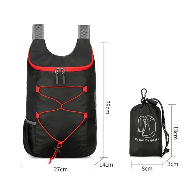 Foldable Waterproof Hiking Backpack 20L Lightweight Travel Camping Outdoor Sports Daypack Bag