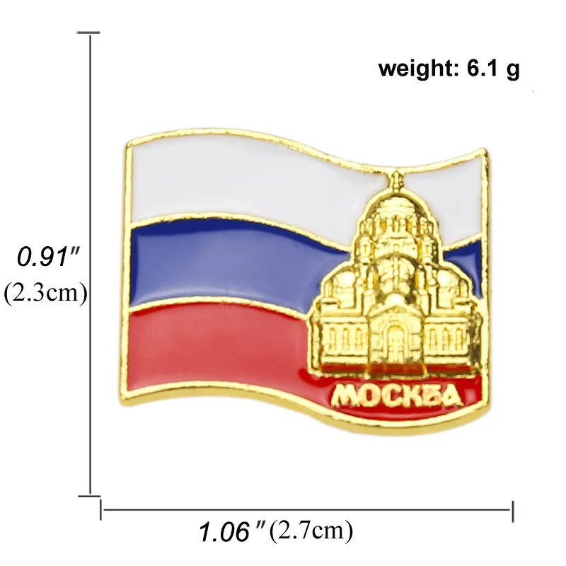 National Flags Enamel Pins Brooch Set – France, Spain, USA, UK, Italy, Canada, Dubai & More Gifts