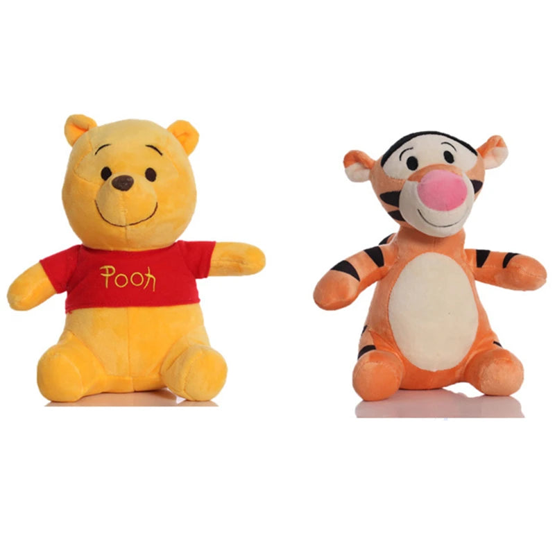 Cartoon Animation BEAR TIGER DONKEY PIGLET Plush Dolls 20cm Soft Stuffed Toy Comfortable for Kids