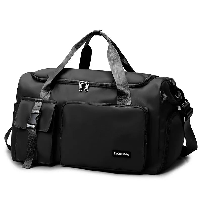 Sports Gym Travel Duffel Bag Waterproof Weekender Bag with Shoe Pocket and Wet Separation
