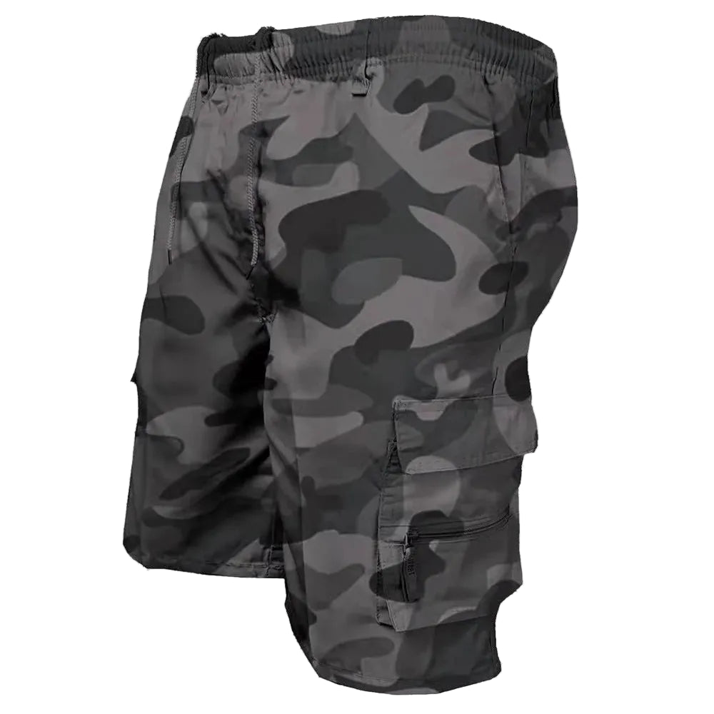 Men’s Tactical, Durable Cargo Shorts with Multi Pockets for Summer Hiking Work Casual Outdoor Wear
