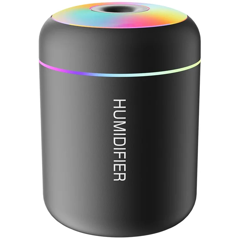 MINI AIR HUMIDIFIER 180ML – USB Aroma Diffuser & Ultrasonic Mist Maker for Home, Car & Bedroom