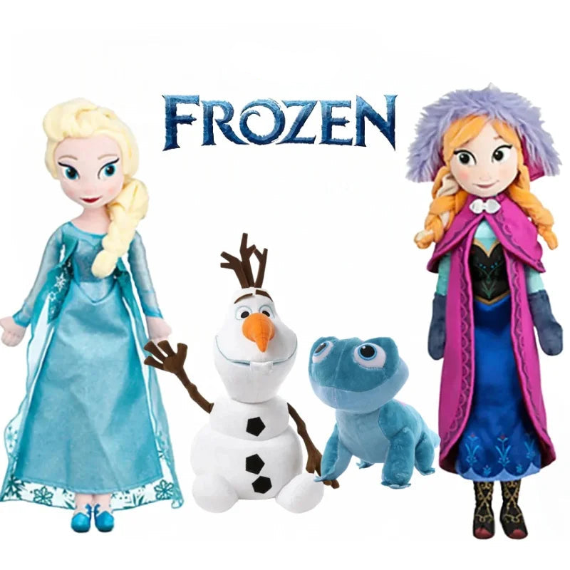 Frozen Elsa Anna Olaf Sven Bruni Plush Dolls Stuffed Toys for Kids Boys Girls Christmas Gifts
