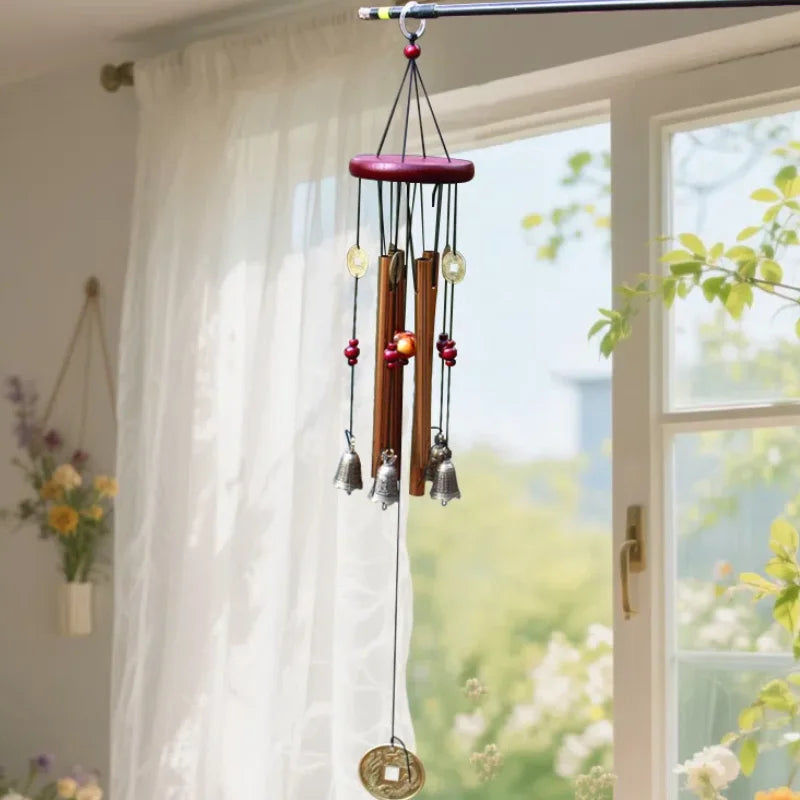 Large Metal Wind Chime Tubes Bells Church Bell Outdoor Garden Home Hanging Decor Symbol of Luck