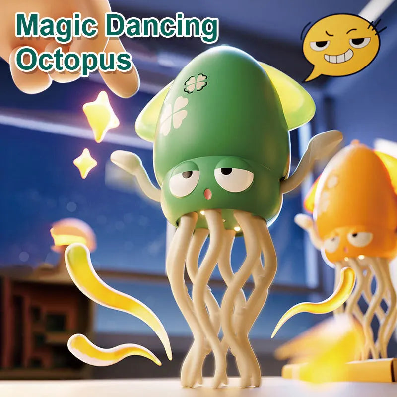 FUNNY DANCING OCTOPUS TOY ELECTRONIC PET WITH MUSIC LIGHTS CRAWLING OBSTACLE KIDS CHRISTMAS GIFT