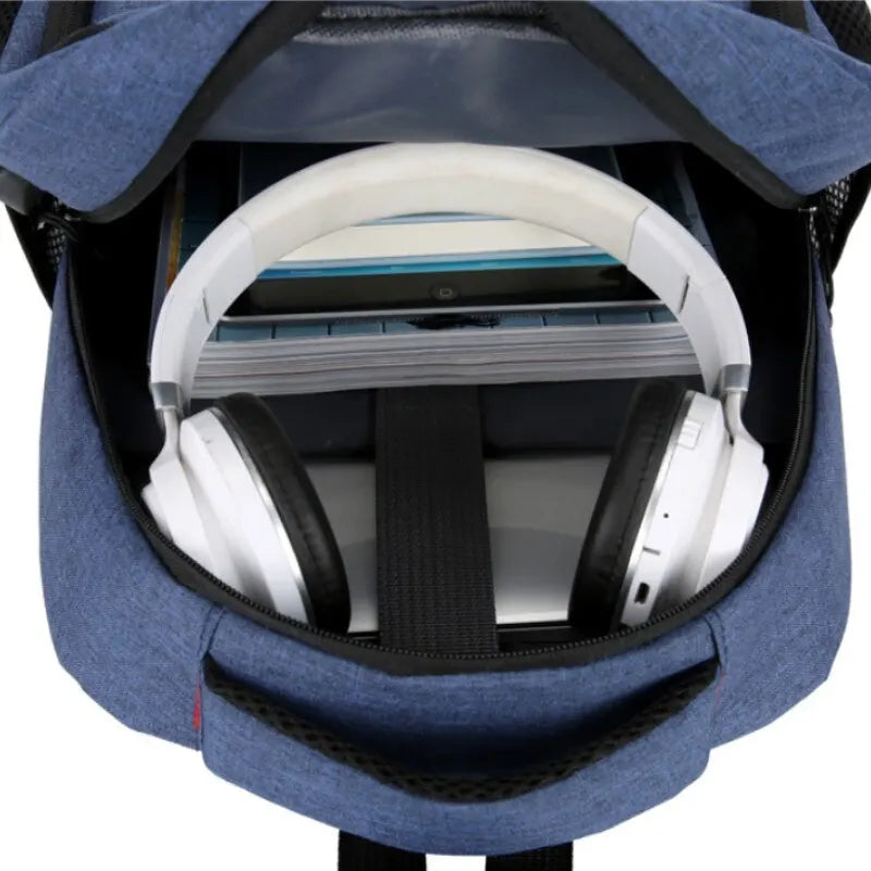 Unisex Large Capacity Fashion Backpack – Travel Laptop School Bag for Men & Women Students