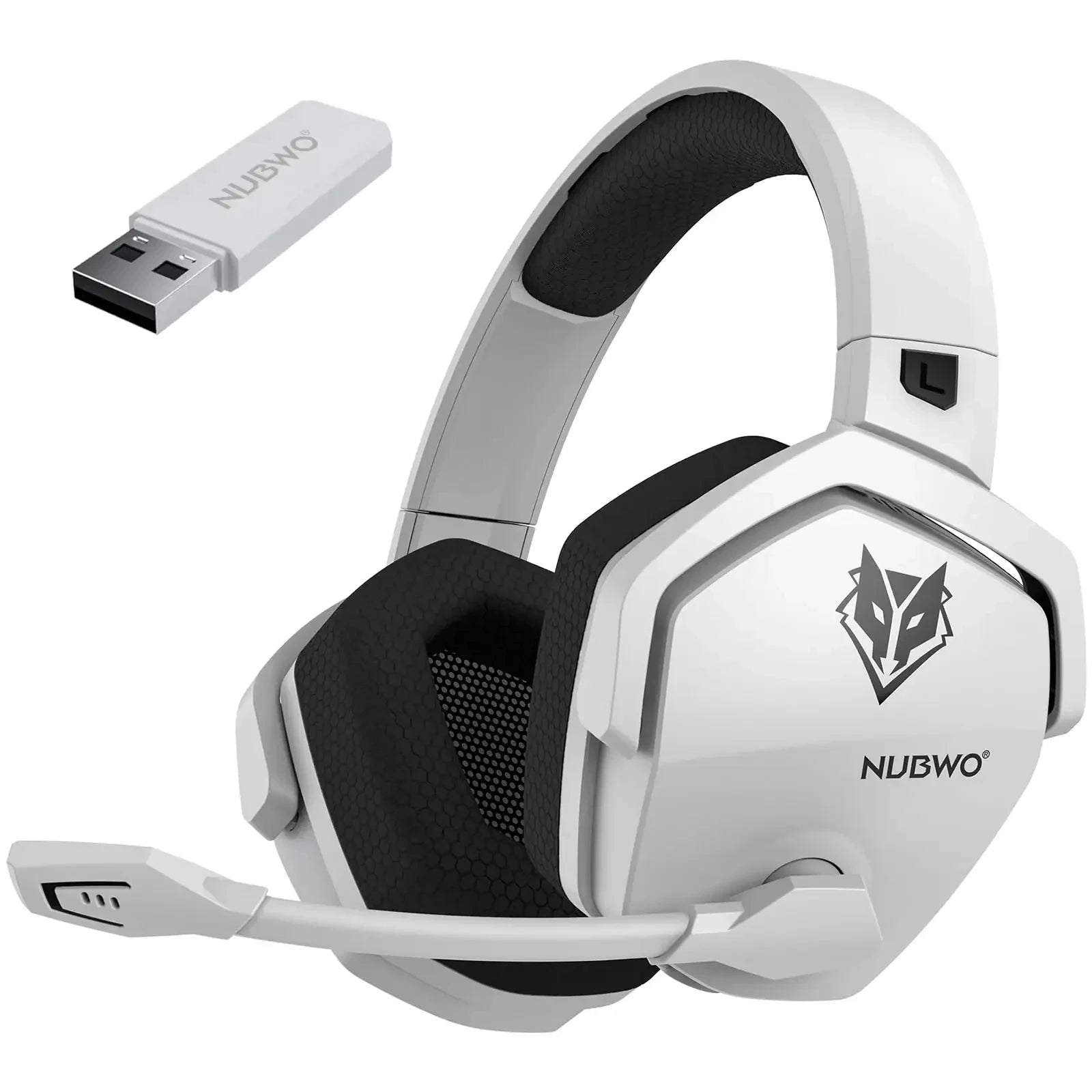 NUBWO G06 Dual Wireless Gaming Headset with Mic for PS5 PS4 PC Switch Bluetooth 5.3 Headphones