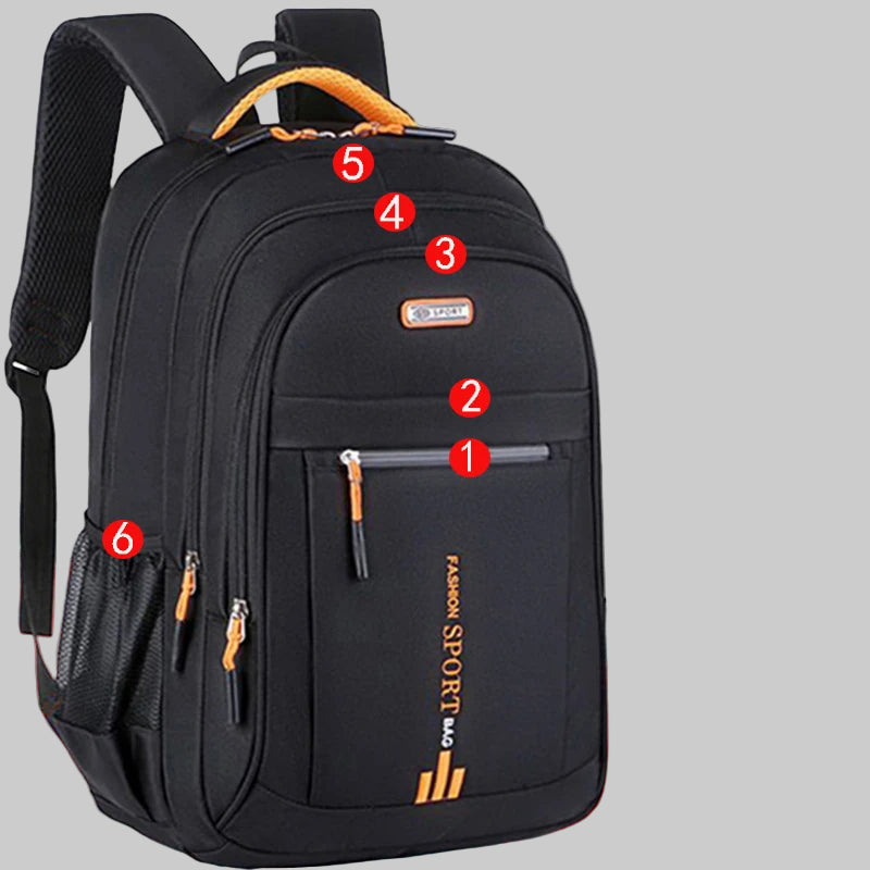 Unisex Large Capacity Travel Backpack School Bag Laptop Bag Casual Daypack for Men and Women