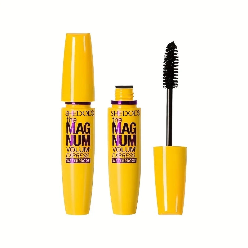 4D Black Fibre Mascara Thickening Lengthening Curling Liquid Formula Full Size 10g